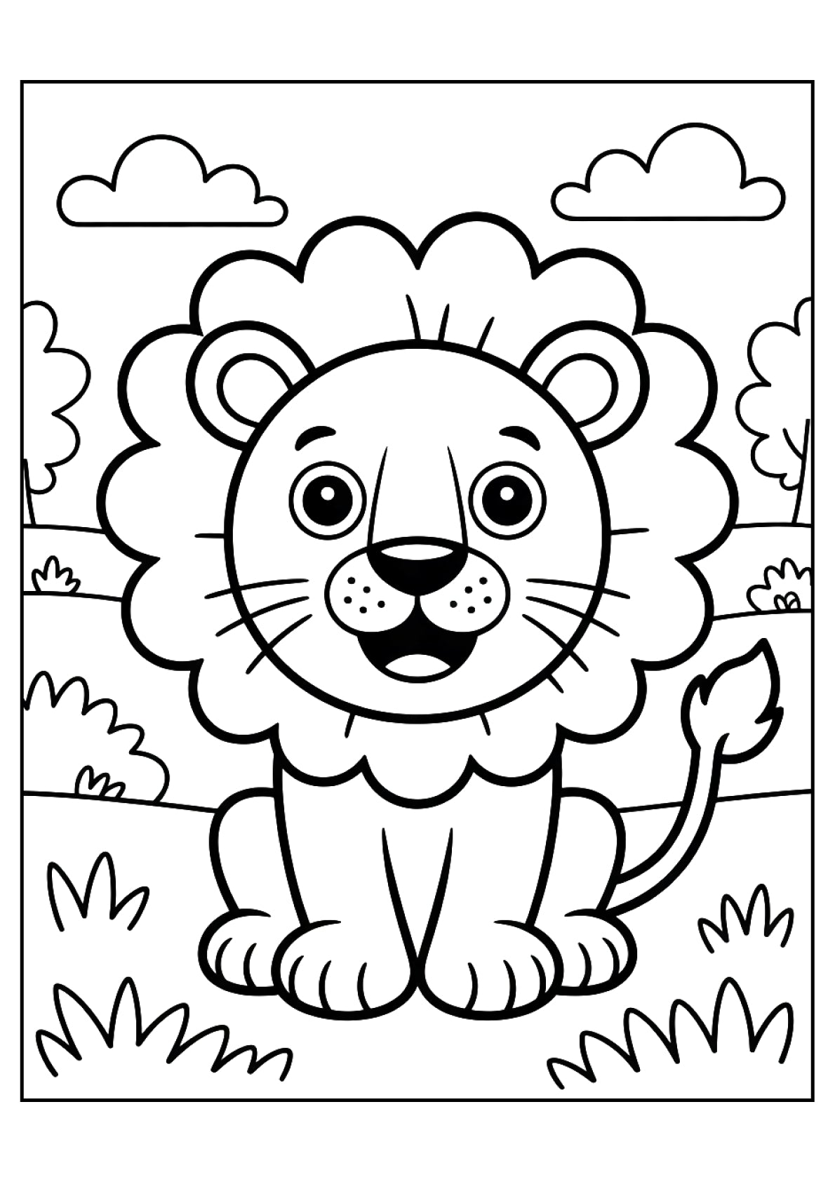 Animals Coloring Pages Bundle – Moderate Level