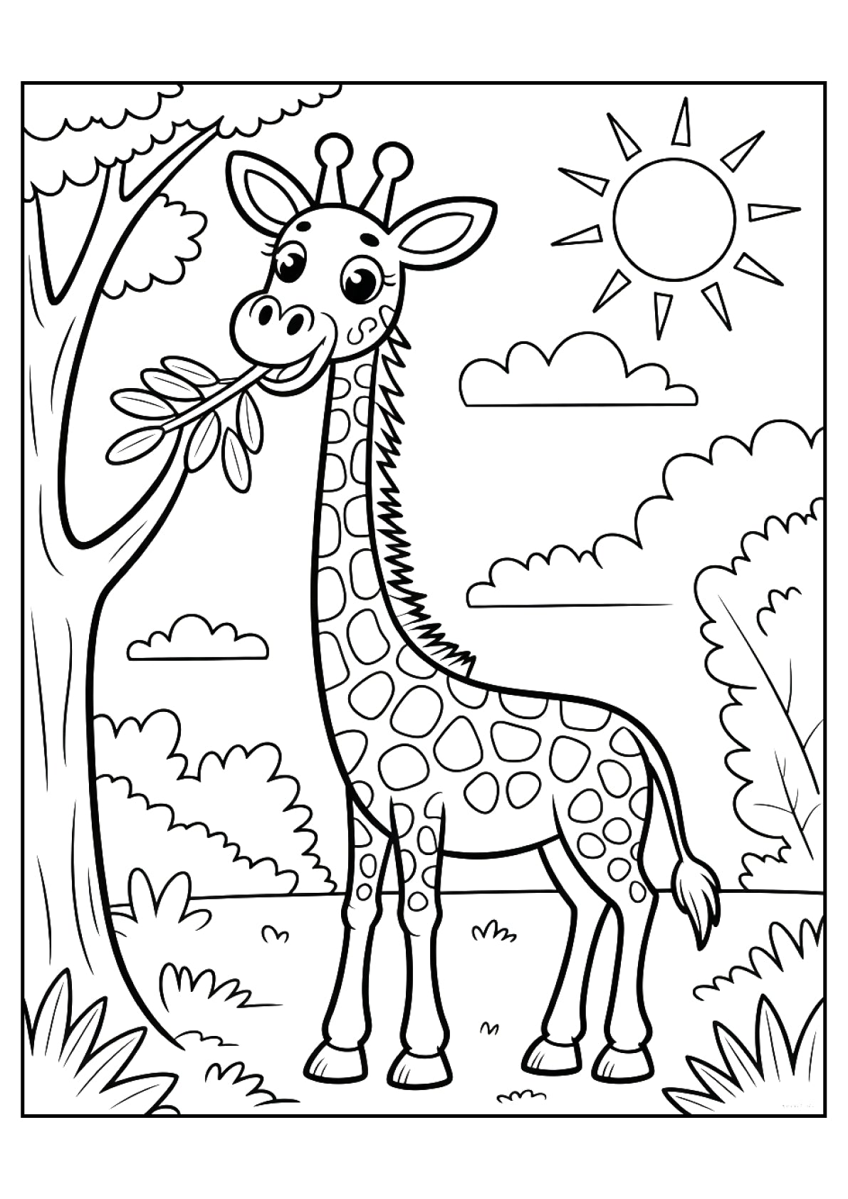 Animals Coloring Pages Bundle – Moderate Level