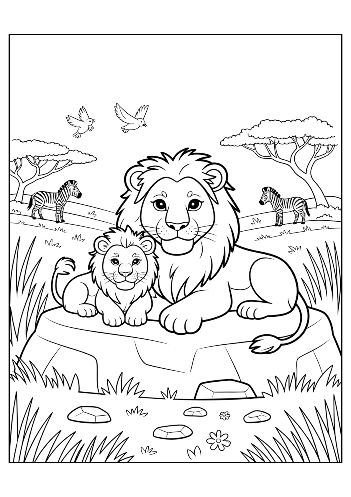 Animals Coloring Pages Bundle – Advanced Level