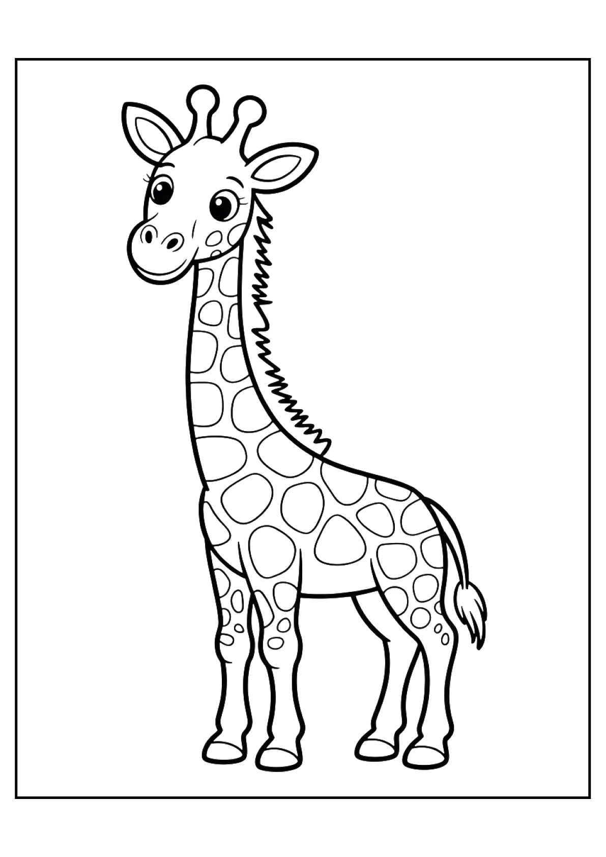 Animals Coloring Pages Bundle – Easy Level