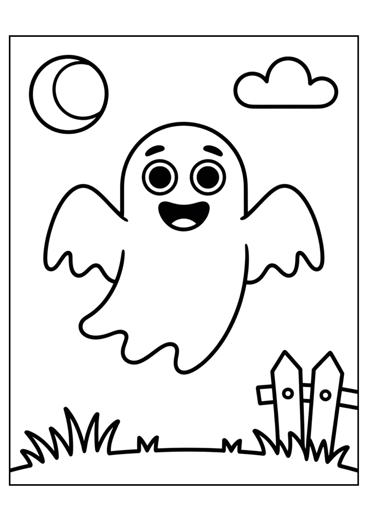 Halloween Coloring Pages Bundle – Moderate Level